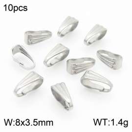8*3.5mm French stainless steel 10 melon seed button accessories