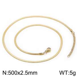 SS Gold-Plating Necklace