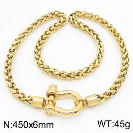 SS Gold-Plating Necklace