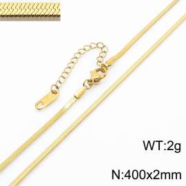 Stainless steel blade chain necklace