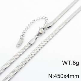 Stainless steel blade chain necklace