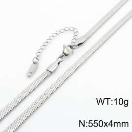 Stainless steel blade chain necklace