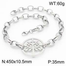 Stainless Steel Tree of Life Necklace
