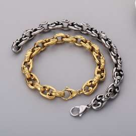 Vintage Geometry Bracelet Men's Stainless Steel Special Bracelets