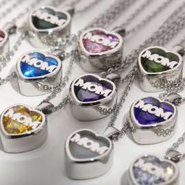 Stainless Steel Stone Necklace （Mother's Day）