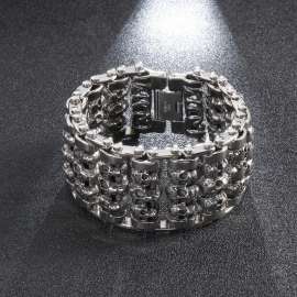Stainless Skull Bracelet