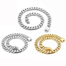 Men's Cuban Chain Thick Chain Accessories Necklace Dog Chain
